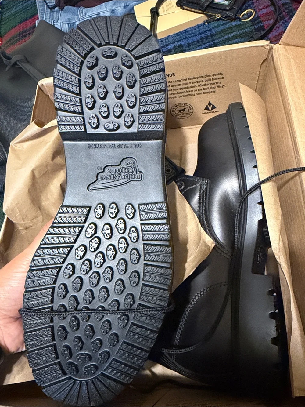 Men's Black Steel Toe Work Boot - Sturdy Safety Lace-Up